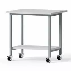 Mobile Laboratory table, 900x900x750mm, melam