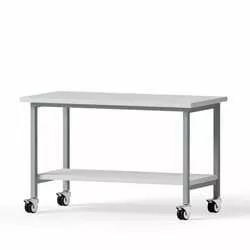 Rolltisch, 1200x750x600mm, Tischplatte Melami