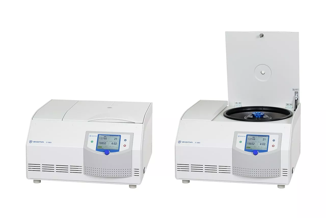 Sigma 3-18KHS Inert, Tischkühlzentrifuge,beheizbar,Schutzgas